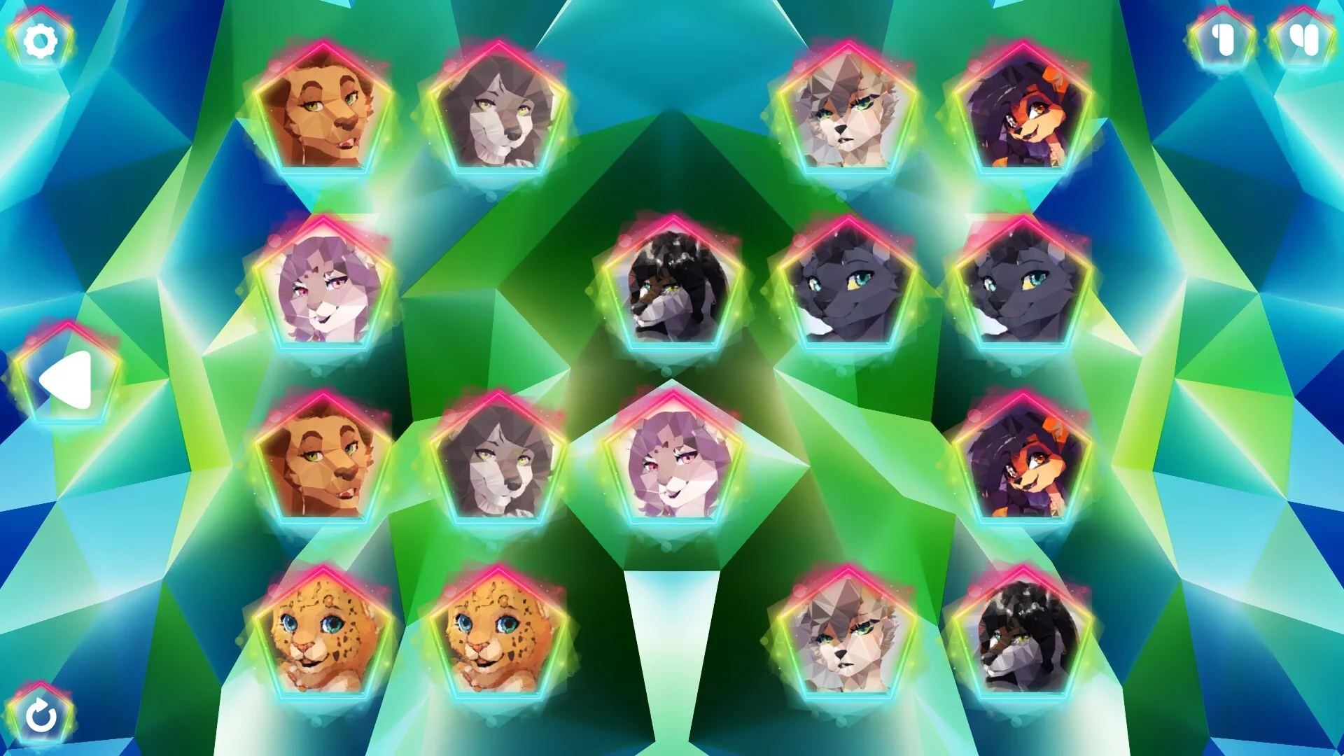 Изображение игры: Poly Memory: Furries 2