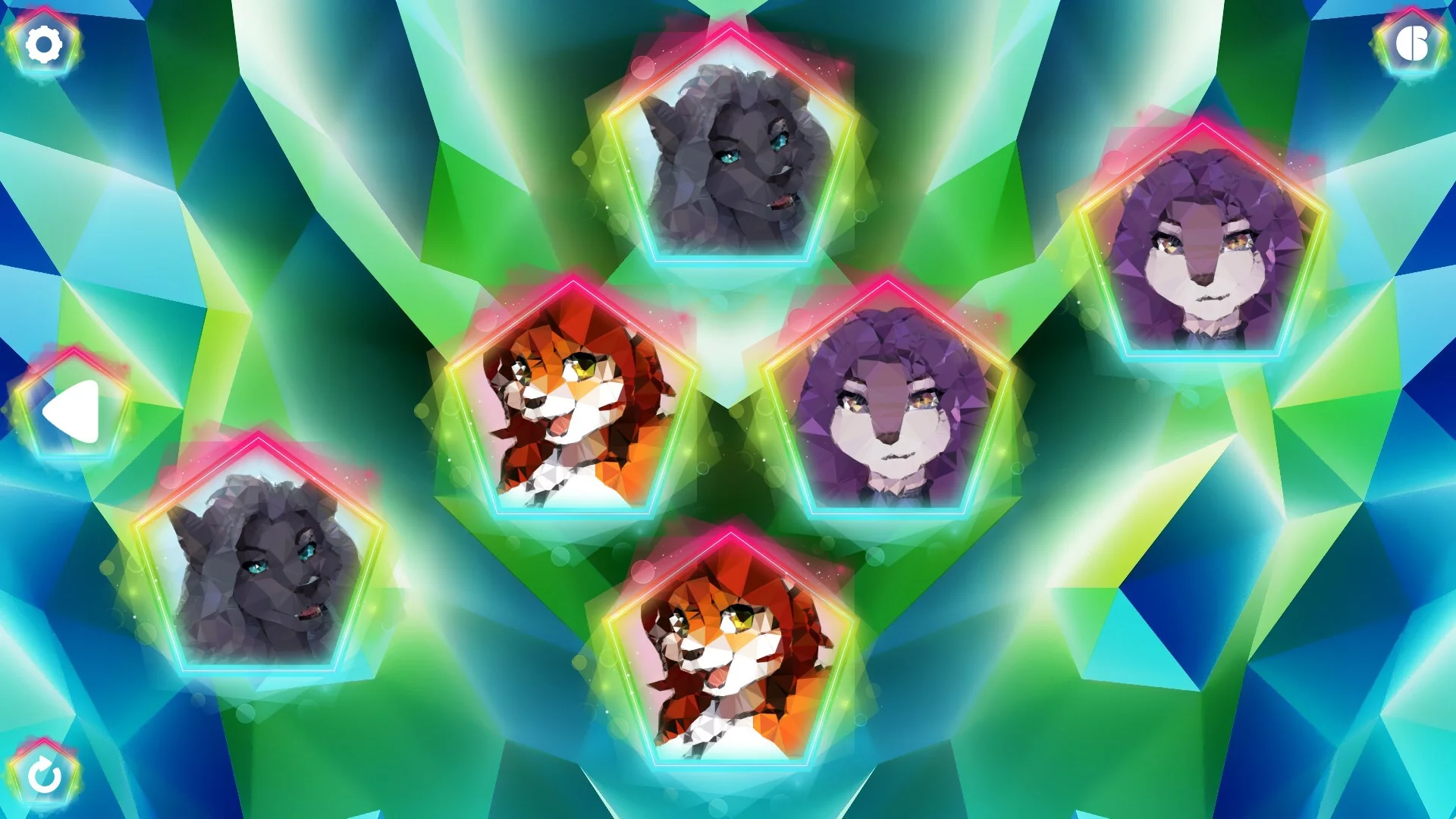 Изображение игры: Poly Memory: Furries 2