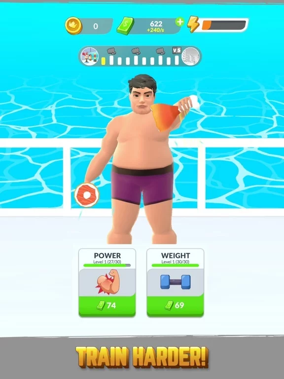 Изображение игры: Idle Gym Life 3D
