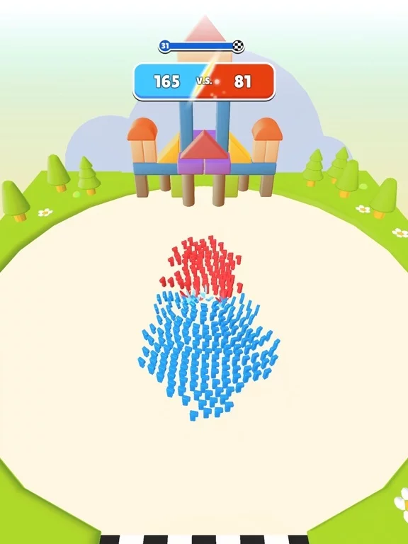 Изображение игры: Number Run 3D