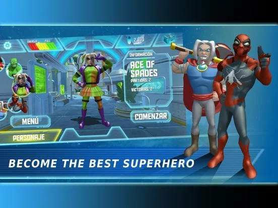 Изображение игры: Superheroes Music Fighting Games