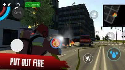 Изображение игры: Firefighting Squad Fire Truck