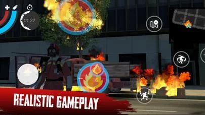 Изображение игры: Firefighting Squad Fire Truck