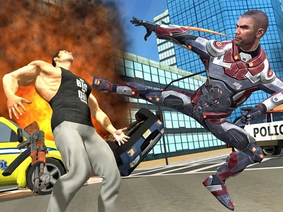 Изображение игры: Super Hero Rope Crime City