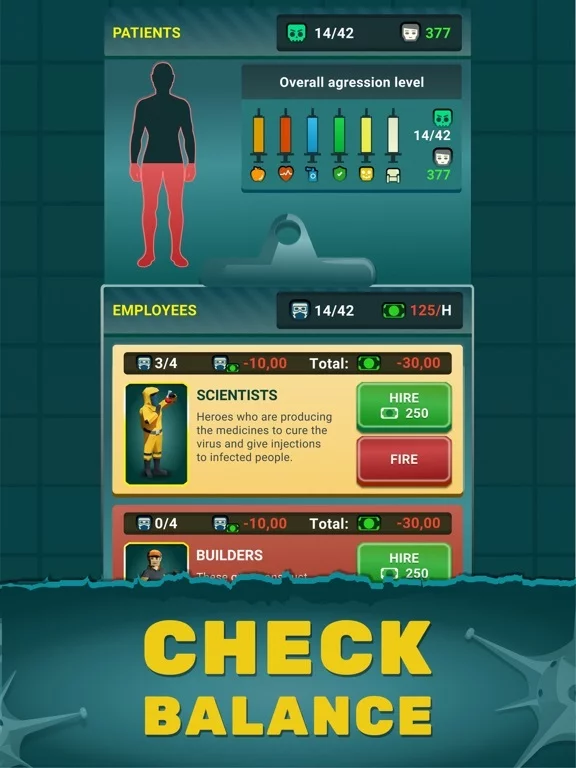 Изображение игры: Idle Zombie Hospital Builder