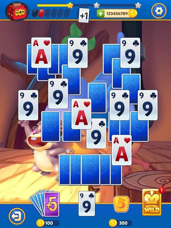 Изображение игры: Solitaire Tripeaks Travel
