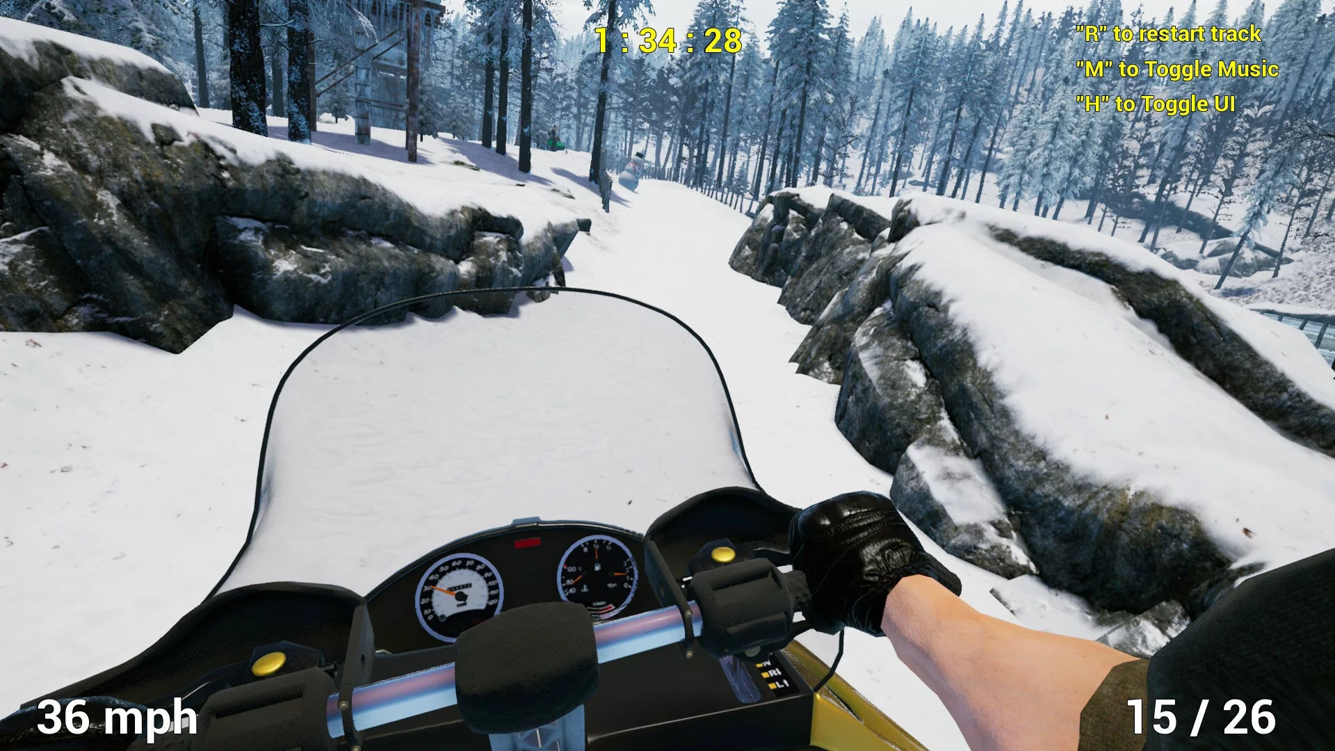 Изображение игры: SnowRocket