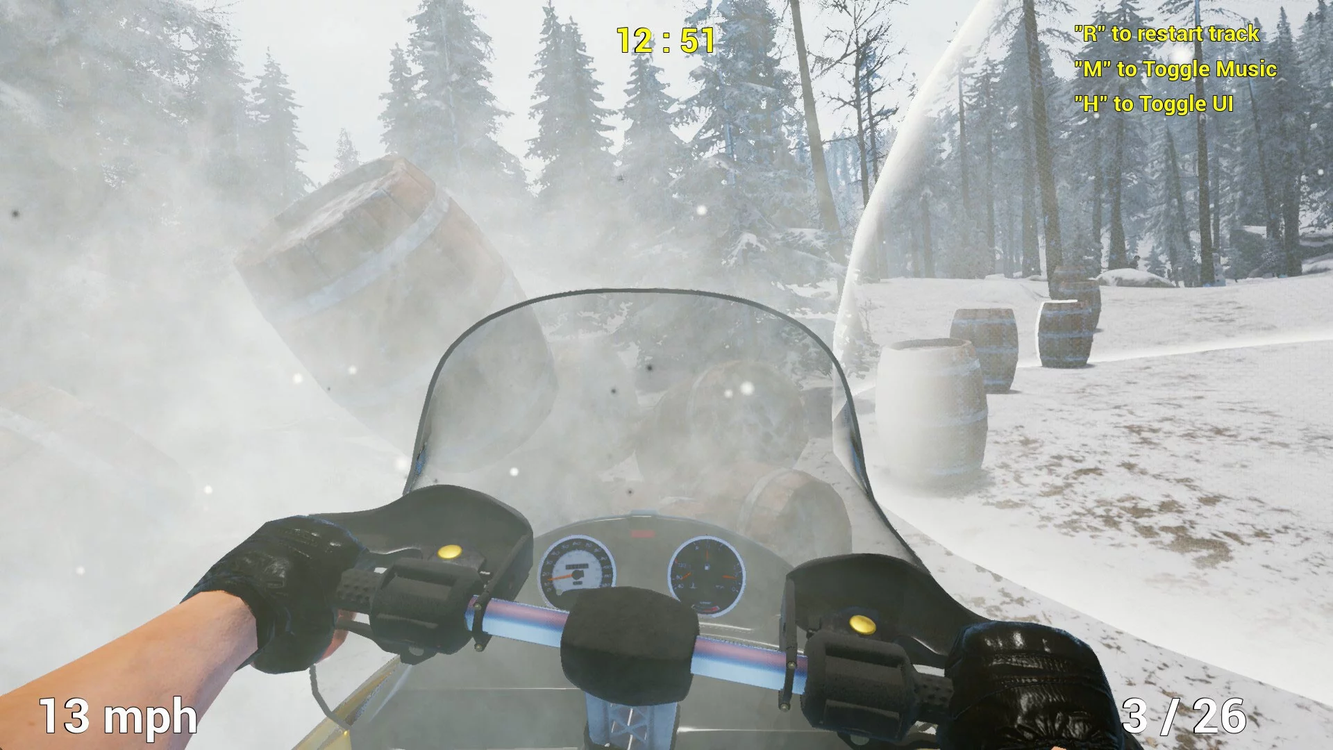 Изображение игры: SnowRocket