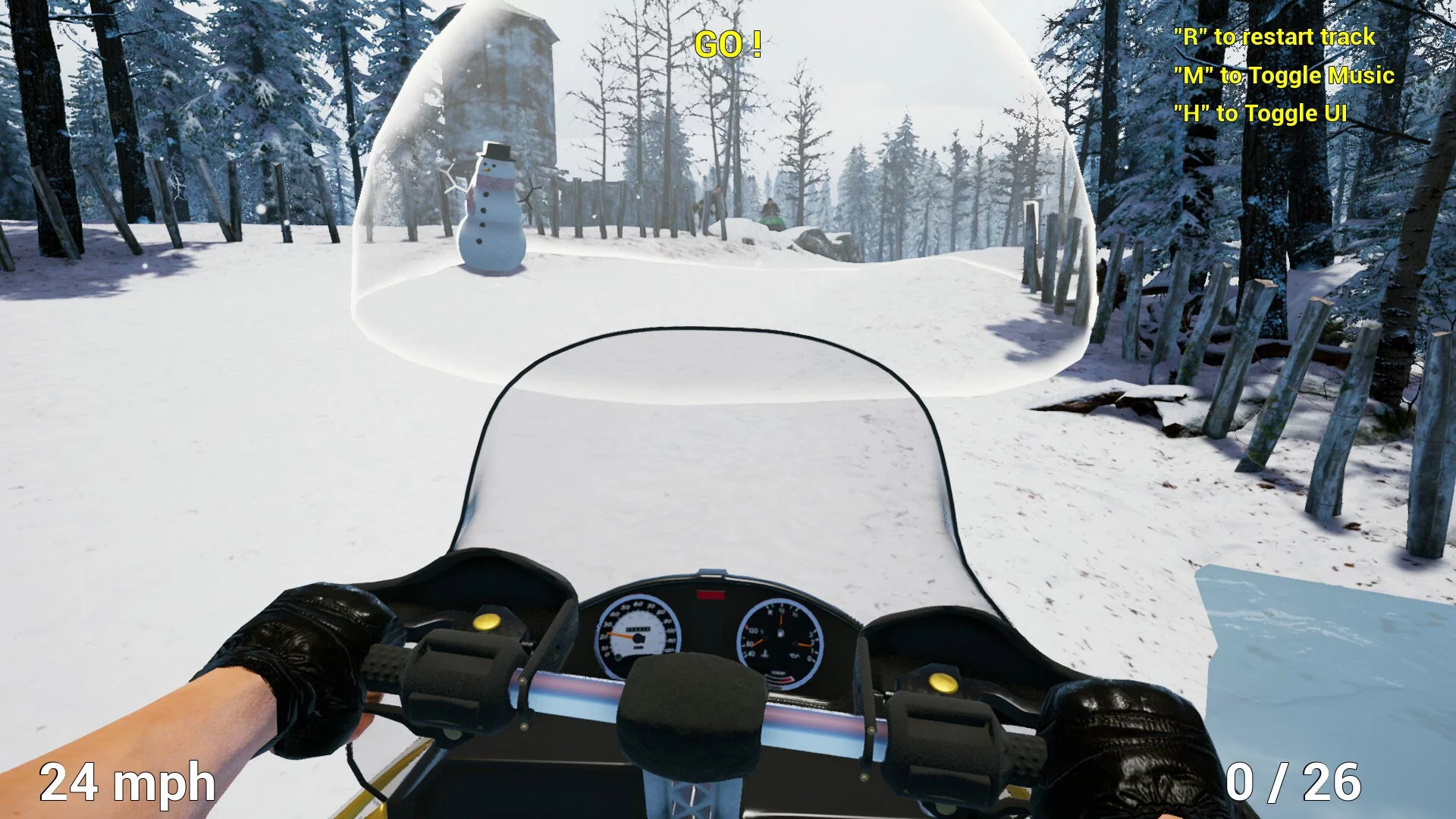 Изображение игры: SnowRocket