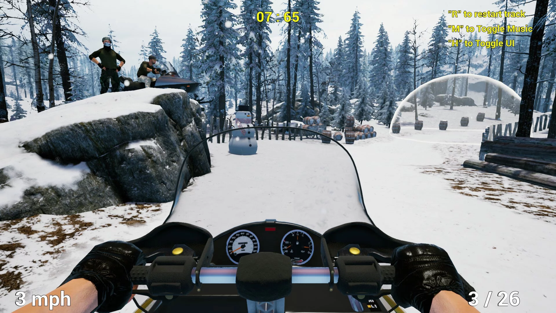 Изображение игры: SnowRocket