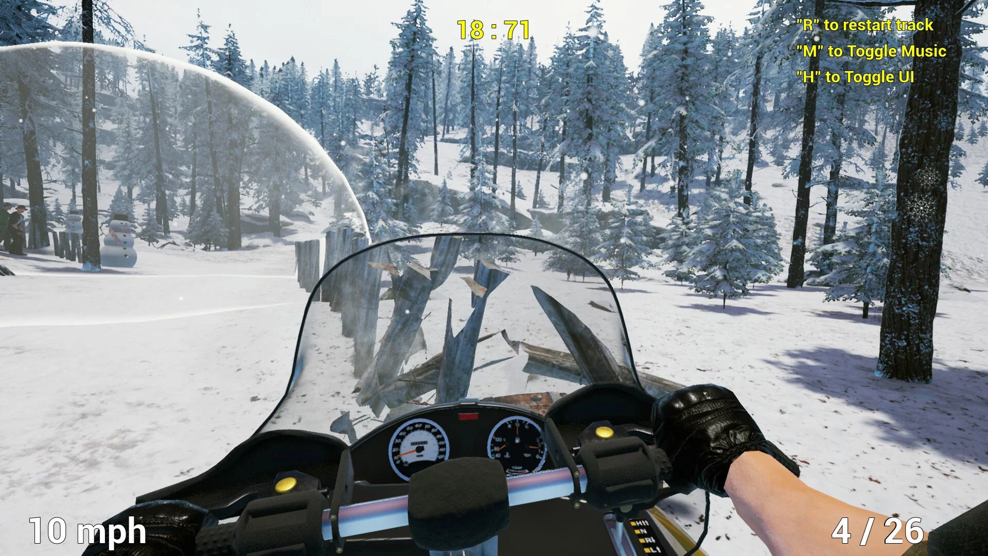 Изображение игры: SnowRocket
