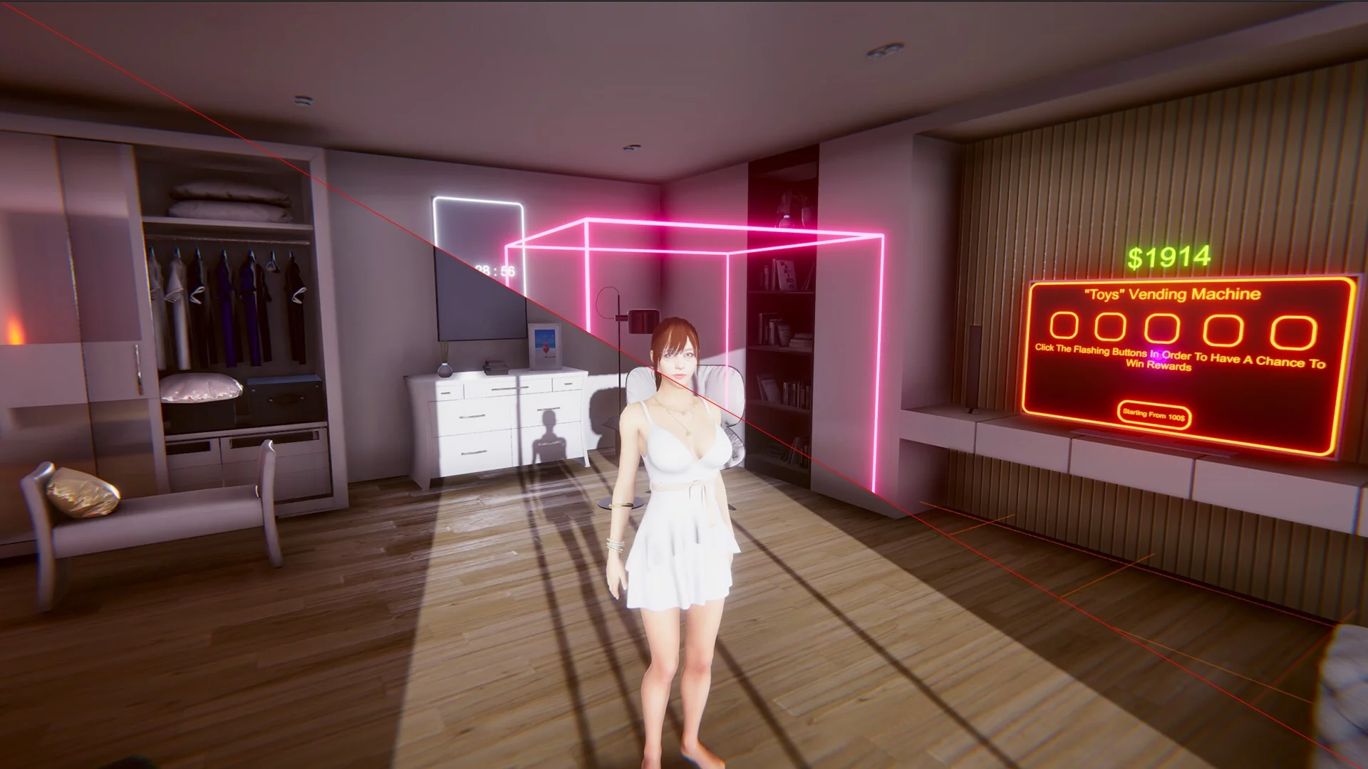 Изображение игры: Virtual world-Digital girl