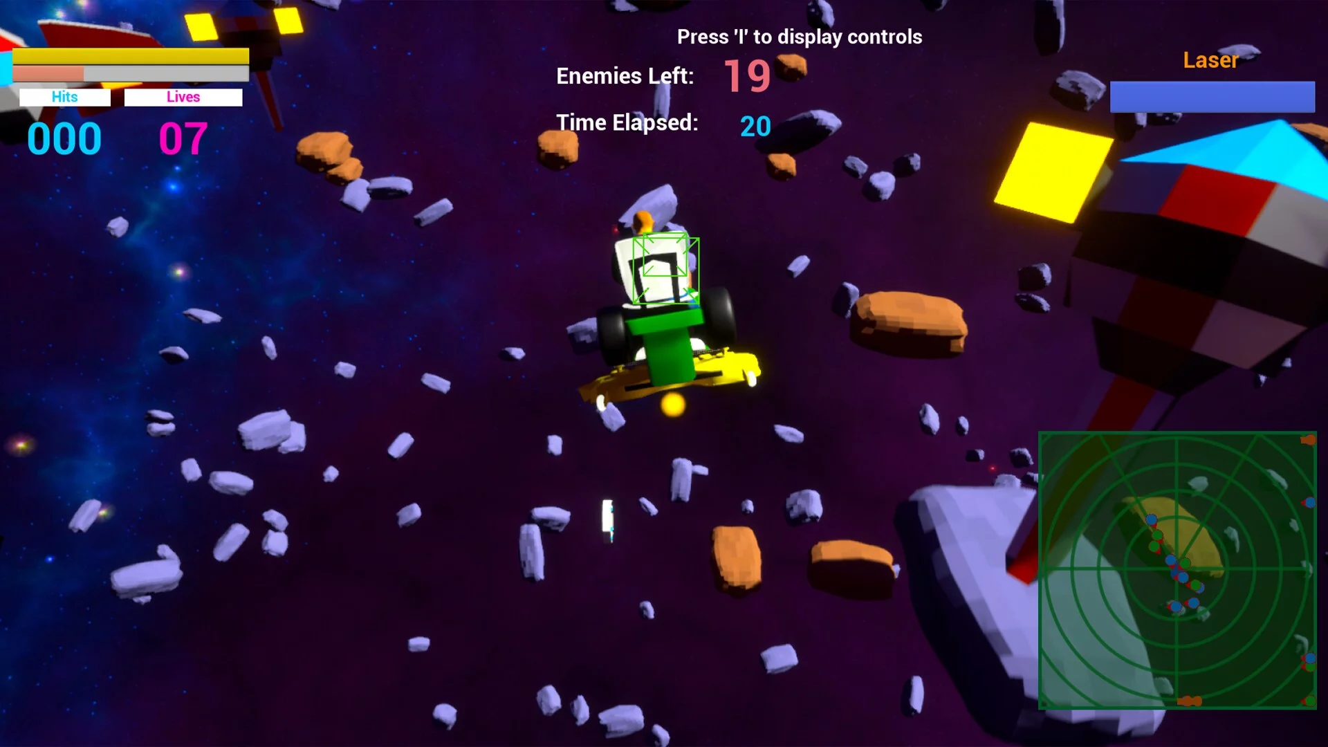 Изображение игры: Lawnmower Game: Space Fight