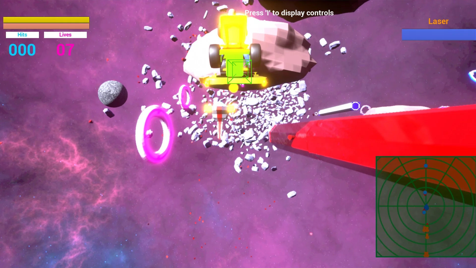 Изображение игры: Lawnmower Game: Space Fight