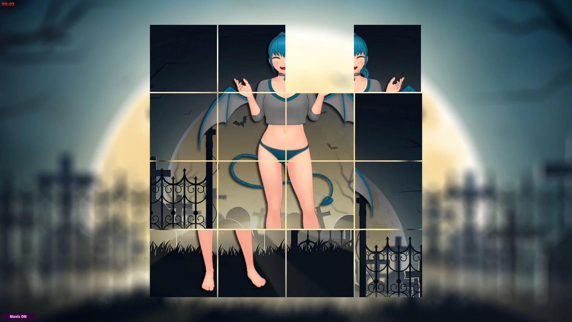 Изображение игры: Adult Puzzles - Hentai Halloween