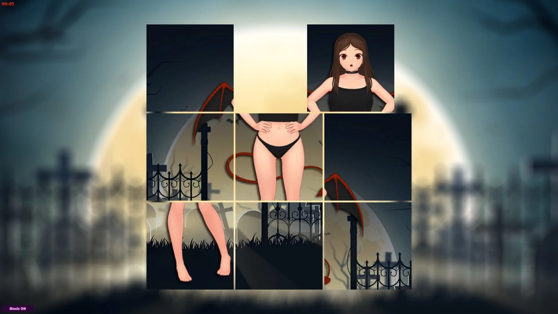 Изображение игры: Adult Puzzles - Hentai Halloween