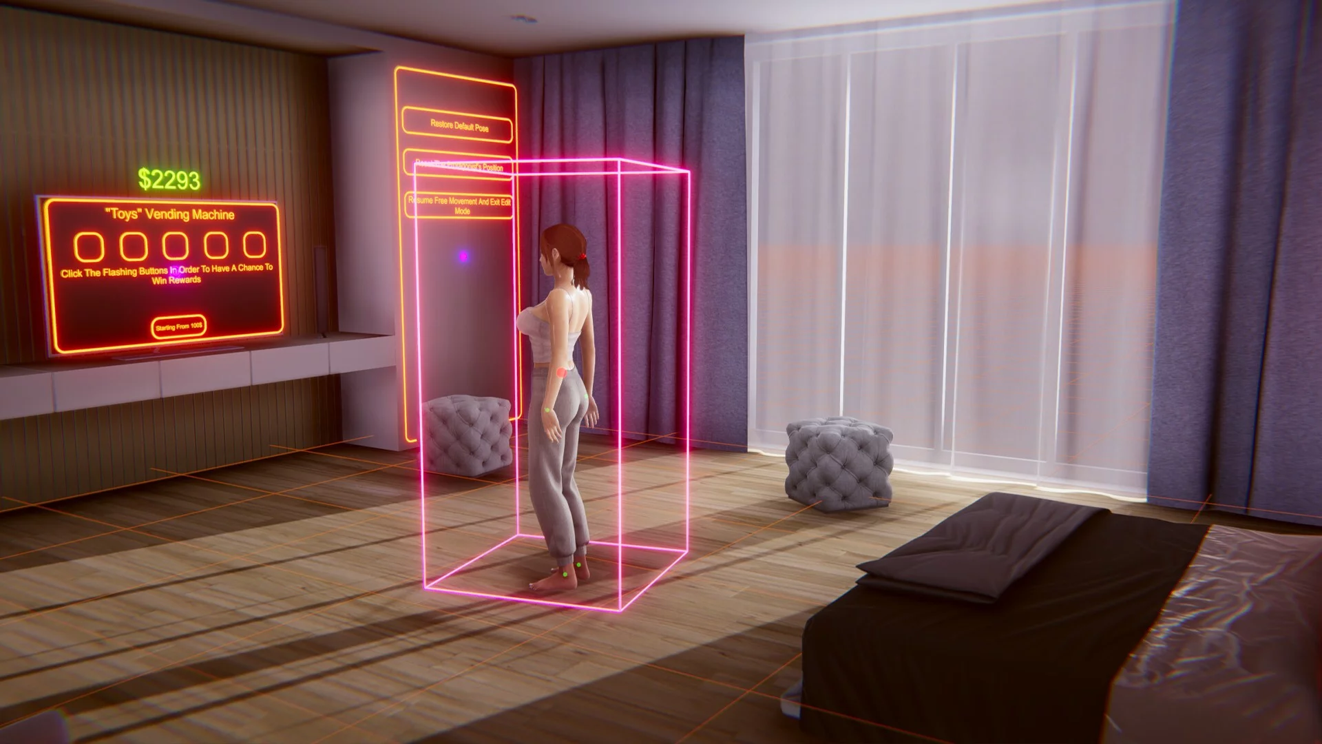 Изображение игры: Virtual world-Digital girl