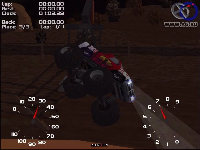 Изображение игры: Monster Truck Madness 2