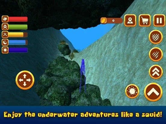 Изображение игры: Squid Survival Simulator: Sea Animal Life 3D