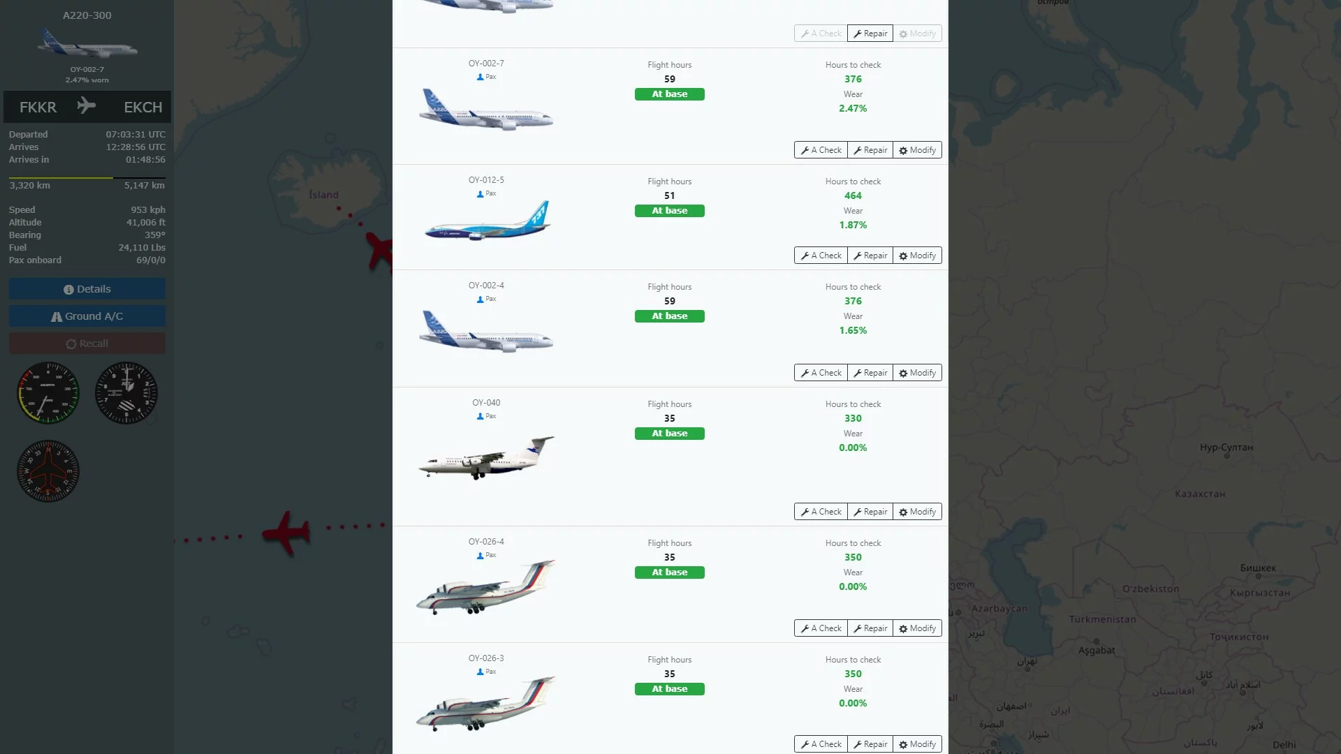 Изображение игры: Airline Manager 4