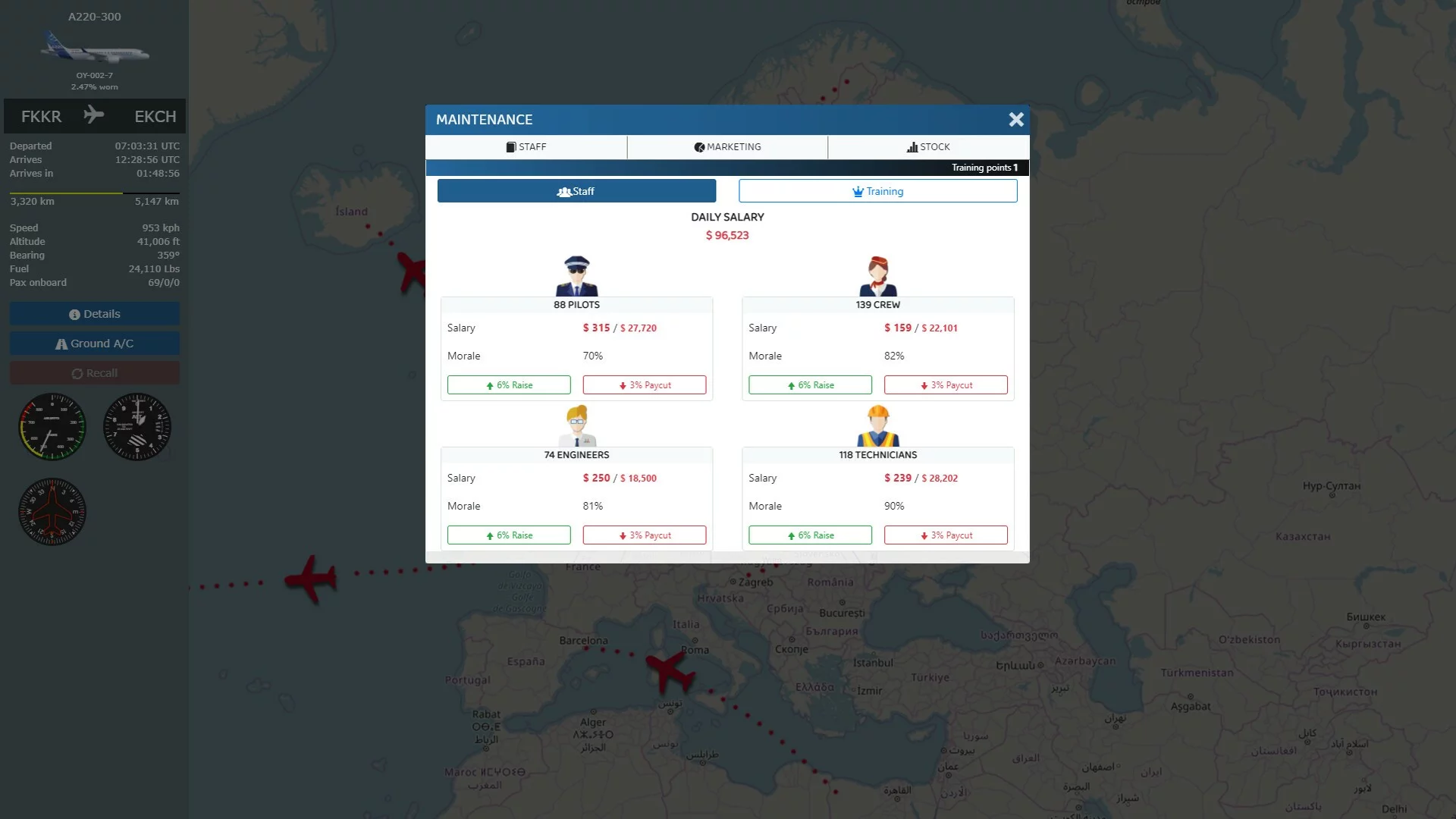 Изображение игры: Airline Manager 4
