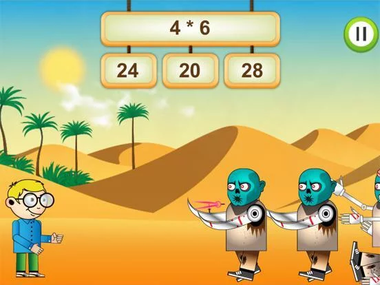 Изображение игры: Math vs Undead - School Edition: Fun Maths Game