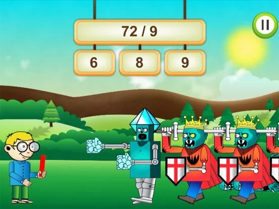 Изображение игры: Math vs Undead - School Edition: Fun Maths Game