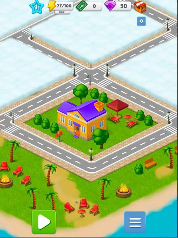 Изображение игры: Riverside Merge - Build a City