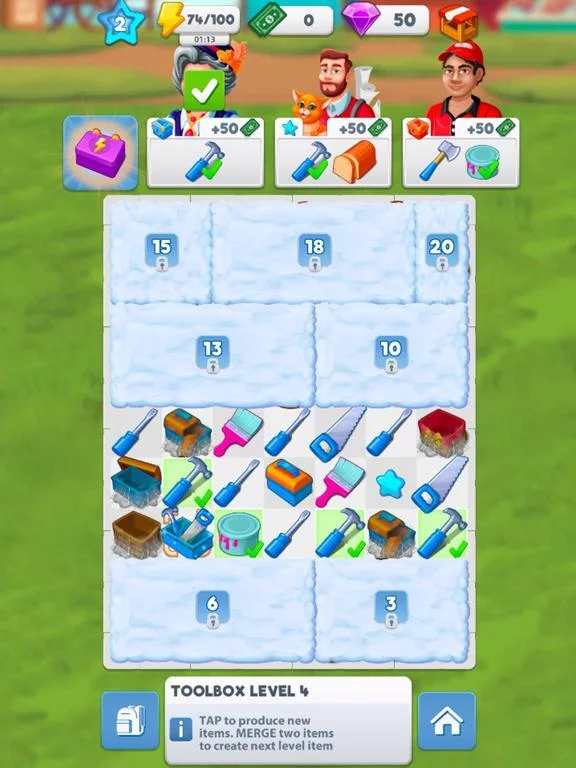 Изображение игры: Riverside Merge - Build a City