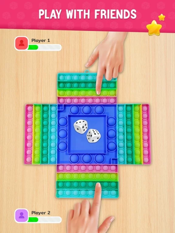 Изображение игры: Pop It Chess - Pop It Dice 3D