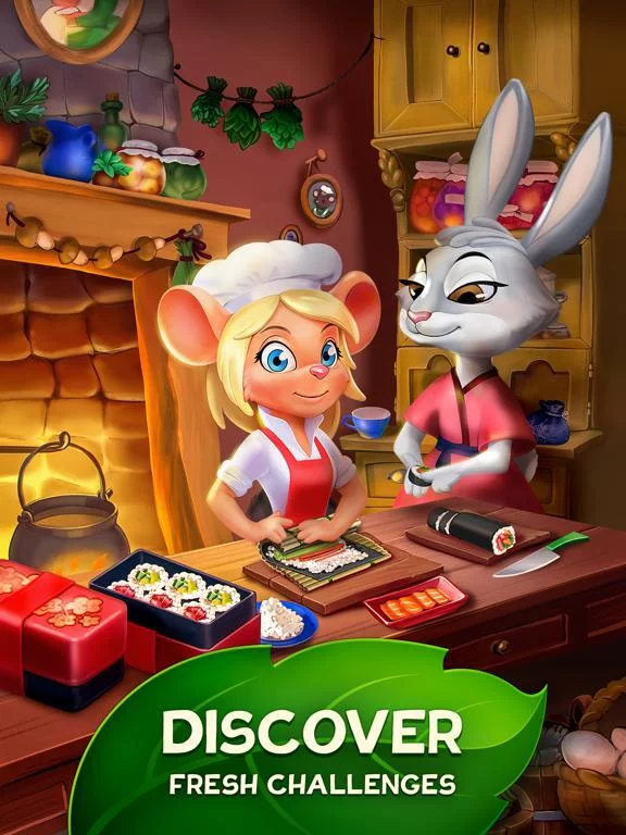 Изображение игры: Merge Inn - Tasty Match Puzzle