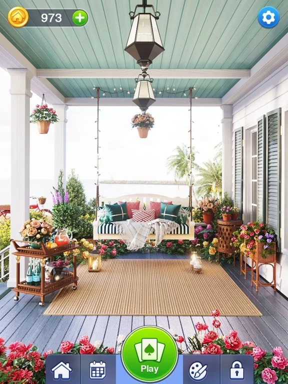 Изображение игры: Solitaire Makeover Home Design