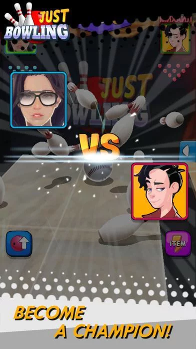 Изображение игры: JustBowling