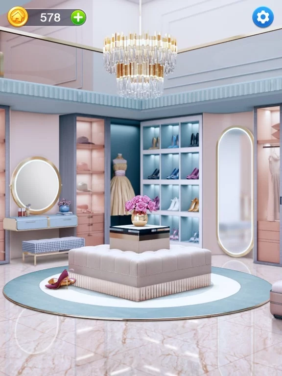 Изображение игры: Solitaire Makeover Home Design