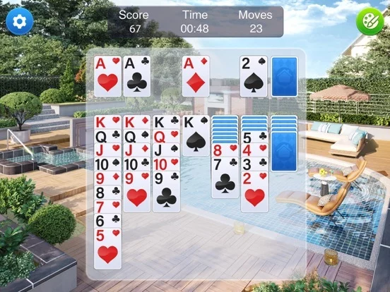 Изображение игры: Solitaire Makeover Home Design