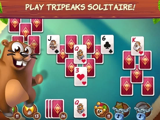 Изображение игры: Treepeaks Solitaire Tripeaks