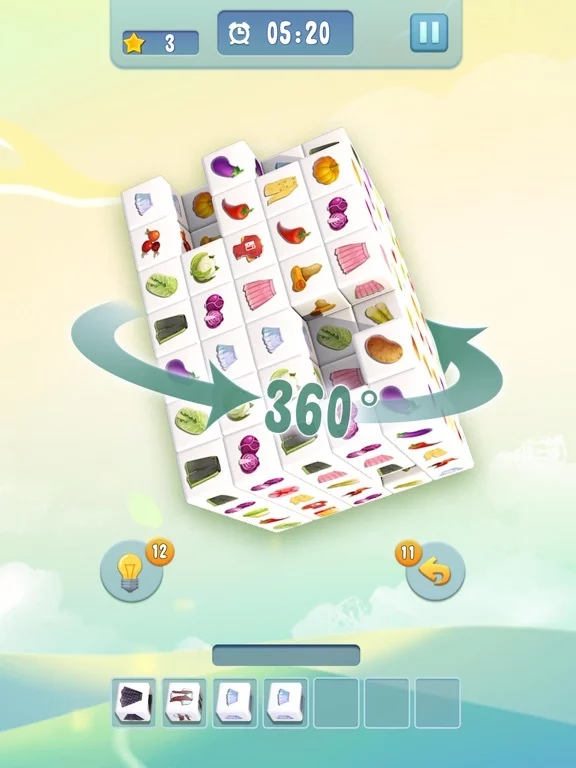 Изображение игры: Cube Match 3D - Tiles Master