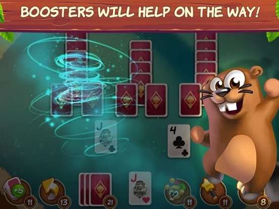 Изображение игры: Treepeaks Solitaire Tripeaks