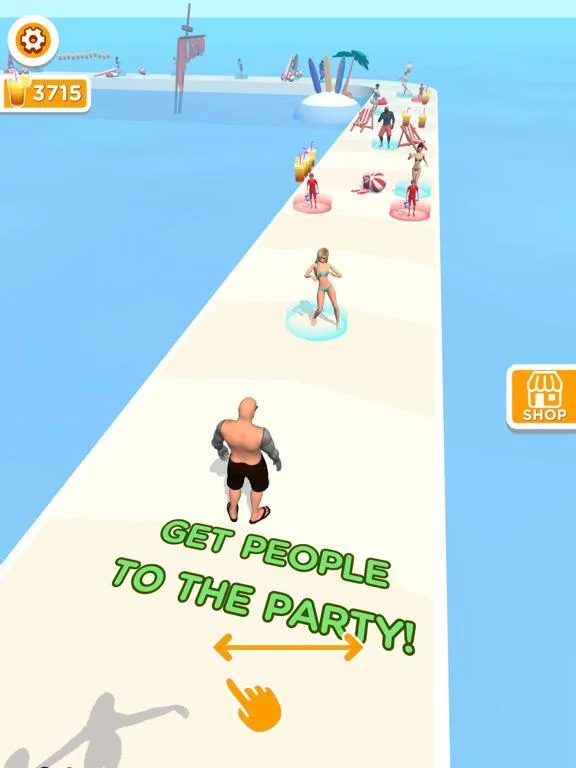 Изображение игры: Beach Party Run 3D
