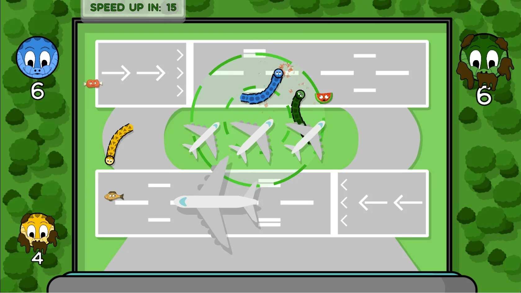 Изображение игры: Battle Snakes