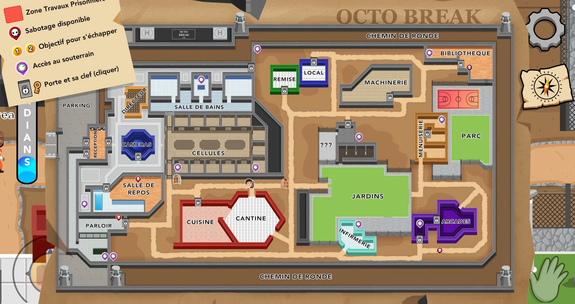 Изображение игры: Octofight Escape