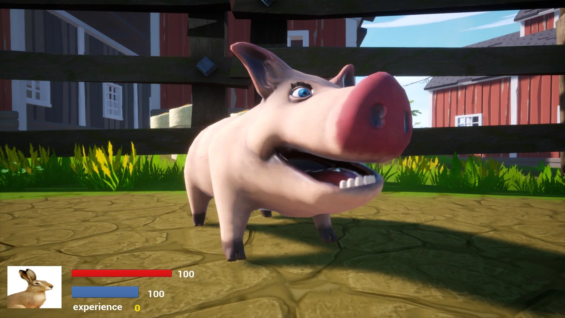 Изображение игры: Bad animals - rabbit