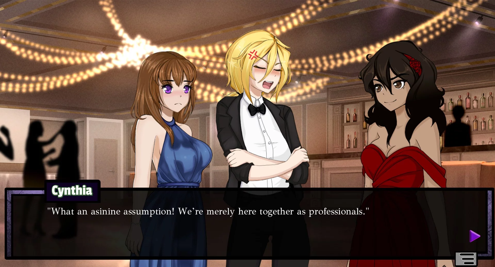 Изображение игры: Foul Play - Yuri Visual Novel