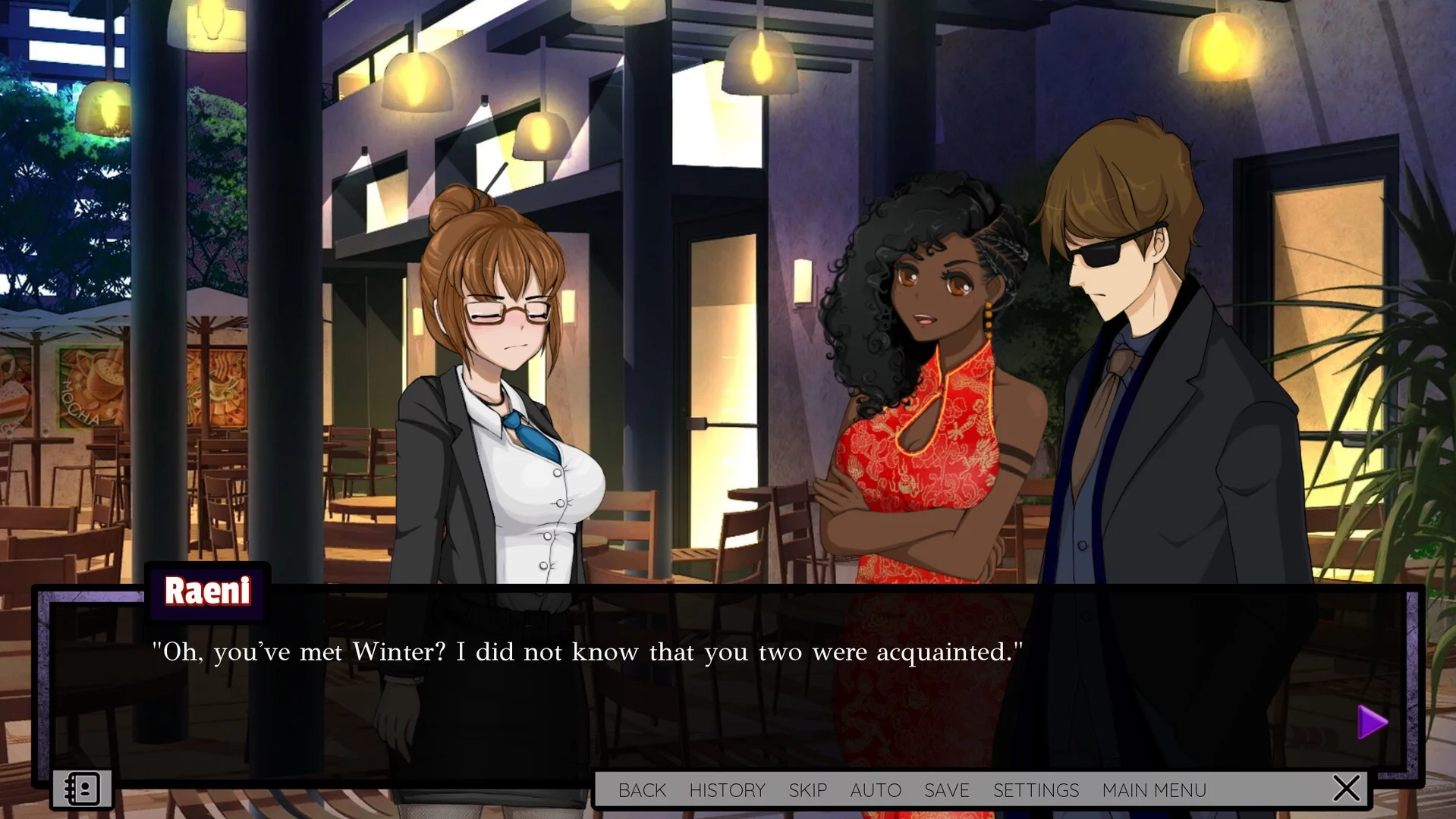 Изображение игры: Foul Play - Yuri Visual Novel
