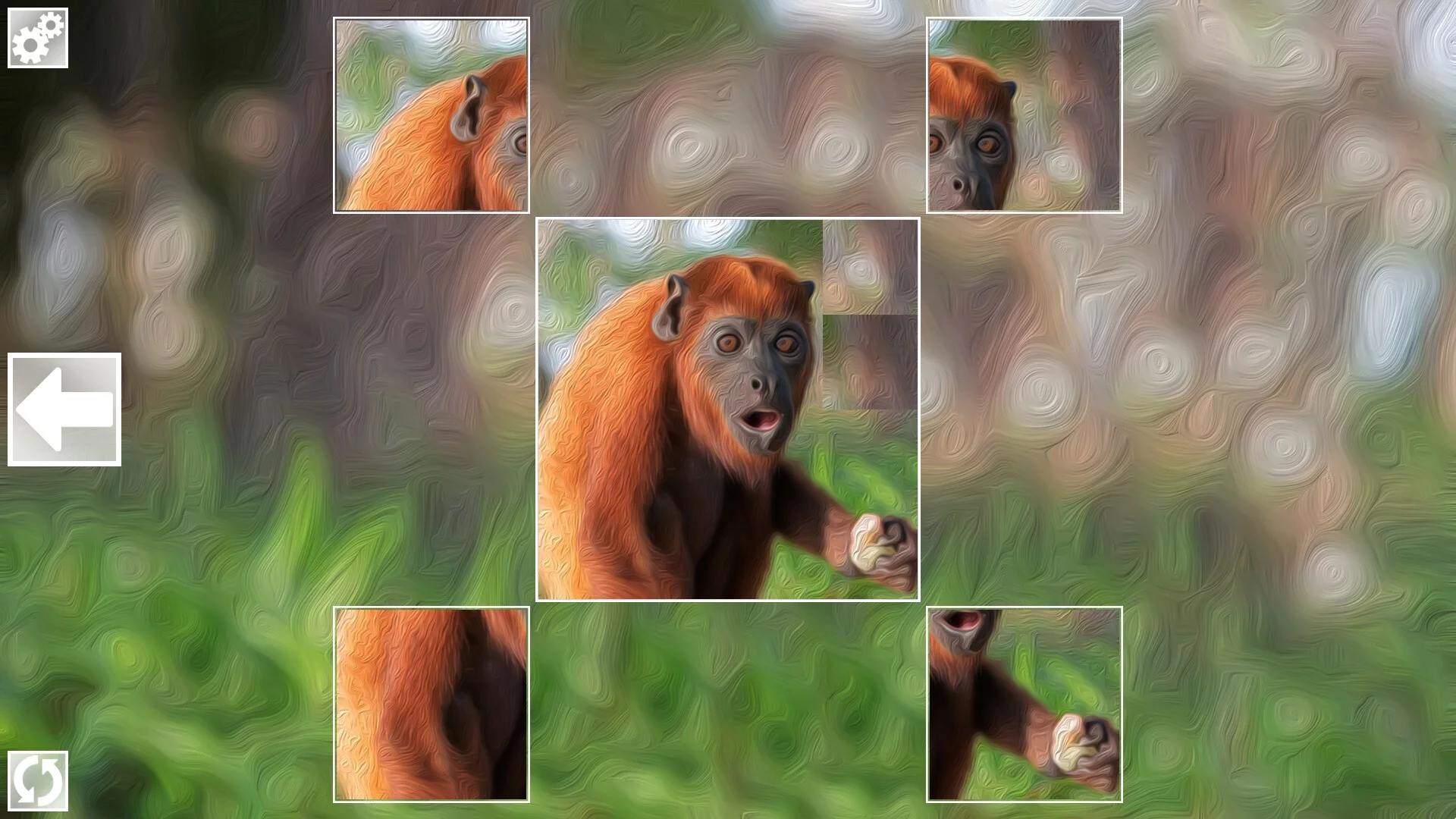 Изображение игры: Puzzle Art: Primates