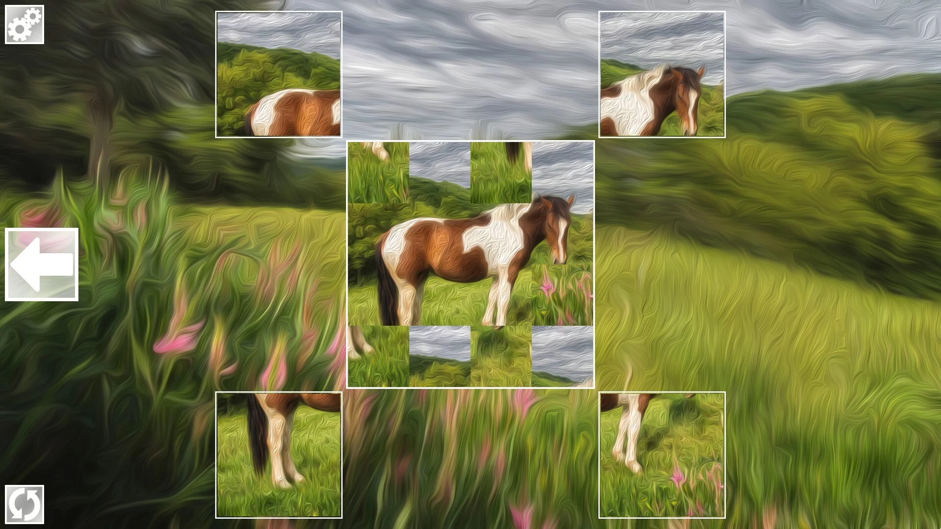 Изображение игры: Puzzle Art: Horses