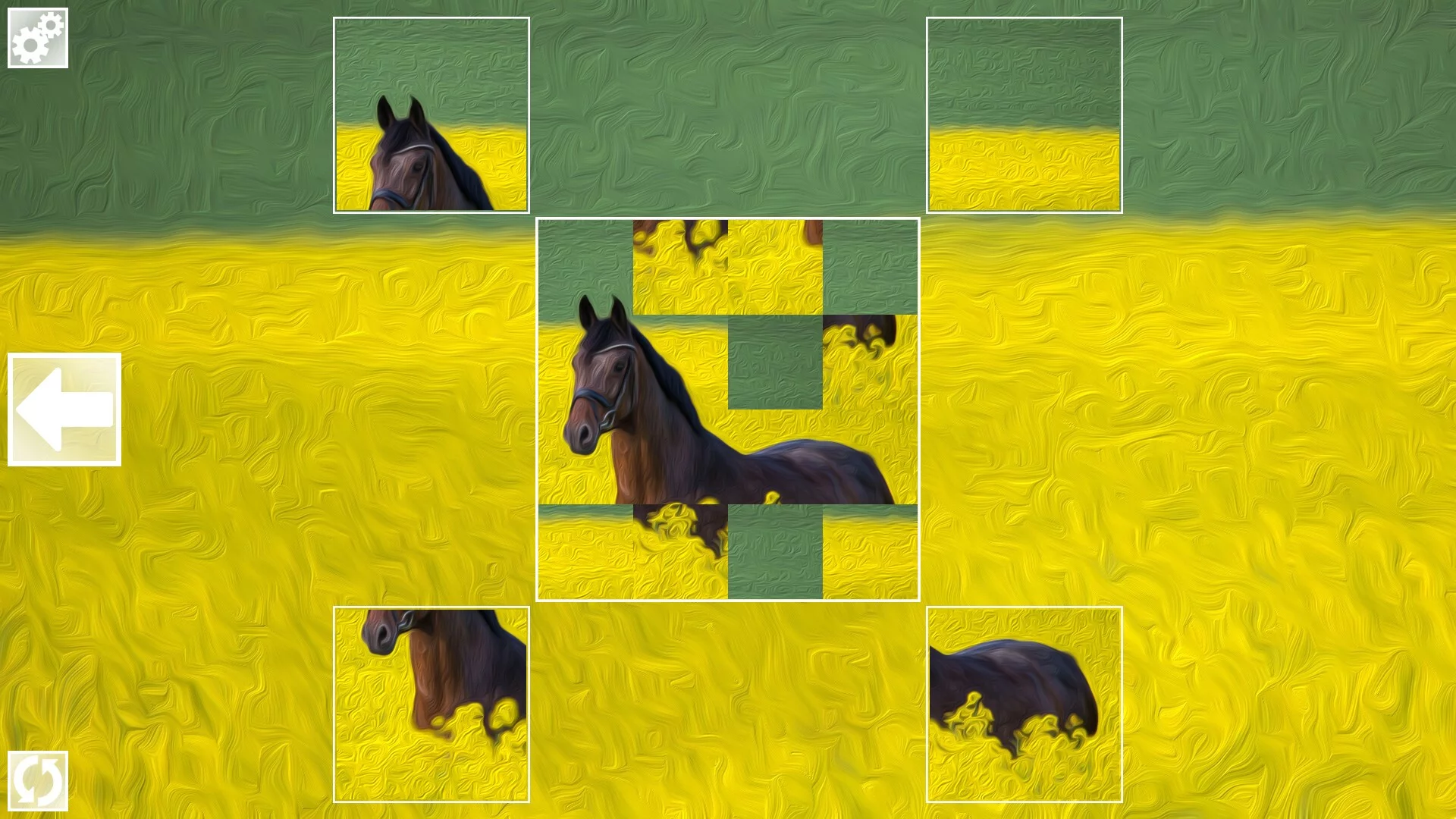 Изображение игры: Puzzle Art: Horses