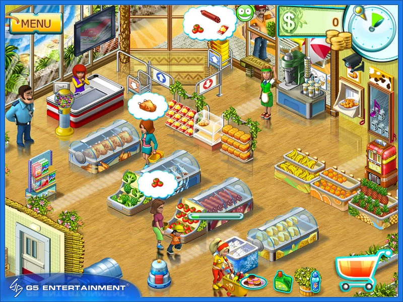 Изображение игры: Supermarket Mania 2