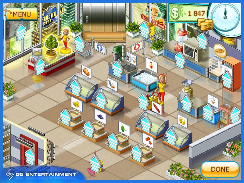 Изображение игры: Supermarket Mania 2