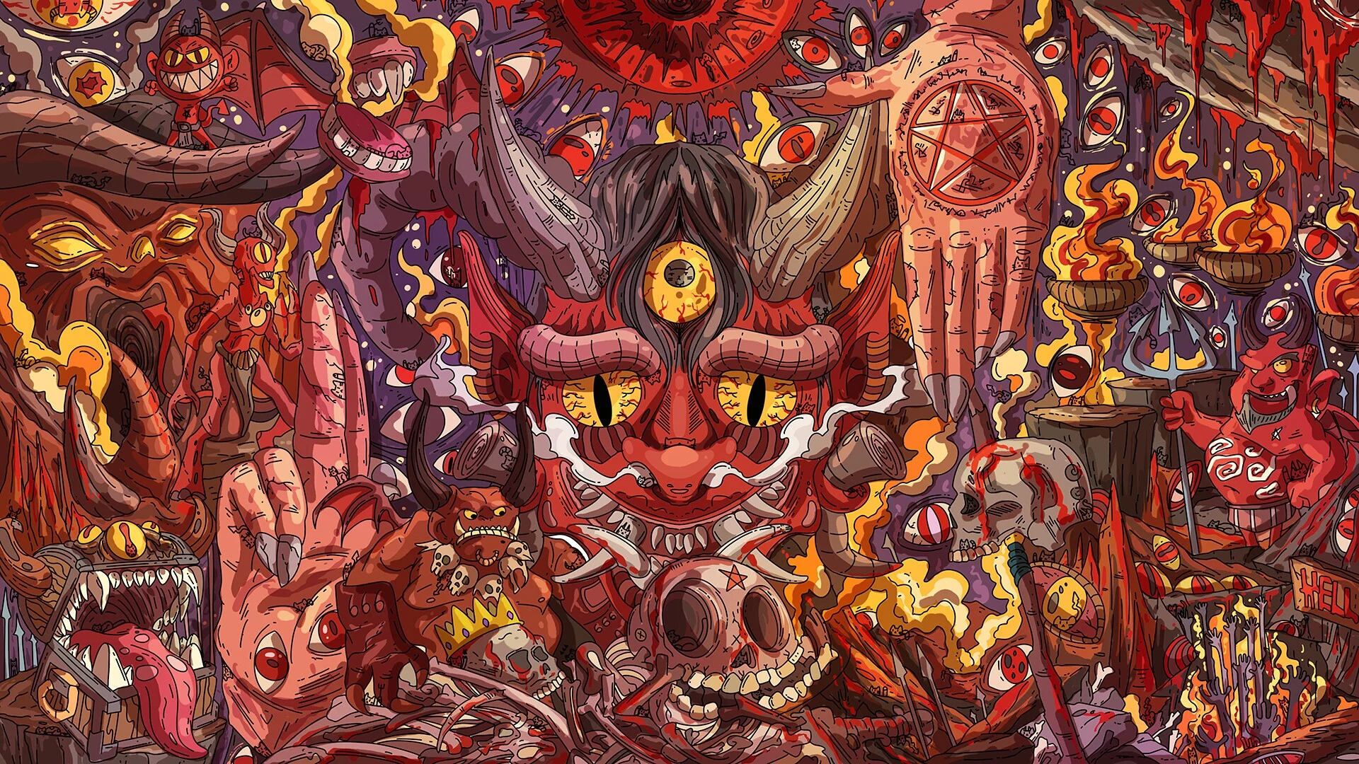 Изображение игры: 100 Demon Cats
